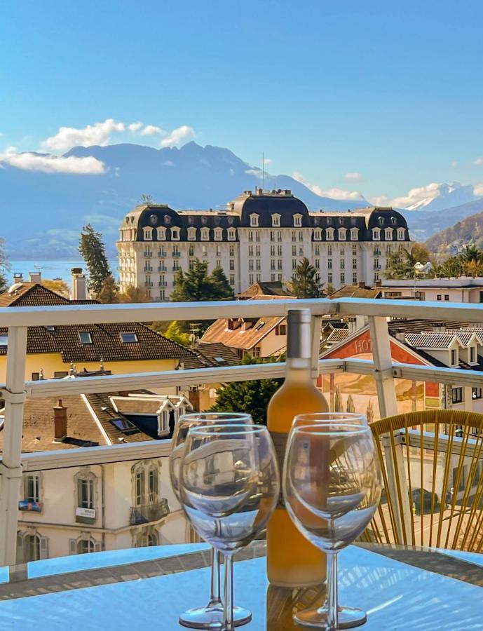 Penthouse Vue Incroyable Lac Et Montagnes Annecy Exterior photo